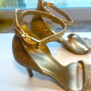 💛Michael Kors 💛sparkly gold heels